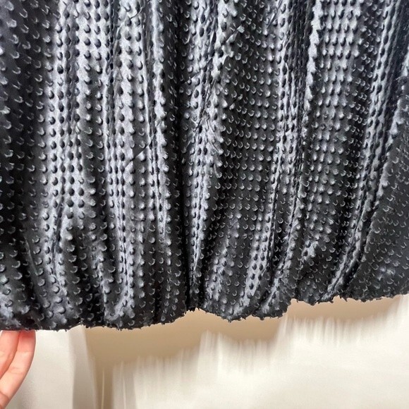 Maria Pinto Bubble Hem Boatneck Midi Black Dress 10 - Picture 9 of 13